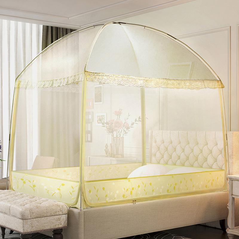 Summer Folding Mosquito Net Raising Height Mongolian Yurt Nets Purple Mesh Mosquito Netting Curtain Mosquito Net