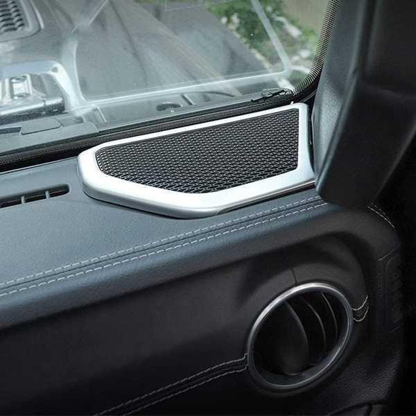 Декоративная накладка на дверную колонку Jeep Wrangler JL 18-19 (1 пара) None