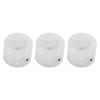 3Pcs Electric Guitar Knob String Potentiometer Controller Instrument Accessory Set Kit White