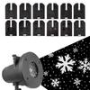 Snowflake Projector Lights Waterproof LED Snowfall Lights Christmas Snowflake Projection Lights for Christmas Decorations Lights