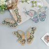 Colored Butterfly Shiny Sequins Mesh Beads Decorative Clothing Luggage Dress Top Accessories Cloth Stickers Accessories