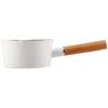 Pearl Metal Presage Enamel Milk Pan, 15cm, White
