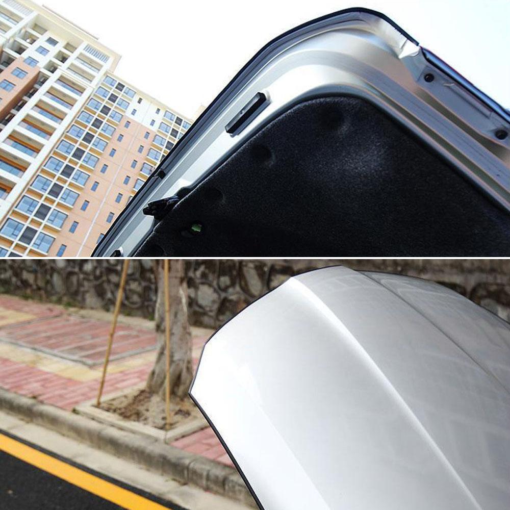 1Pcs Car 2M Black U Shape Strip Door Bumper Grill Interior Exterior Scratch Protector Edge Guard Rubber Strip