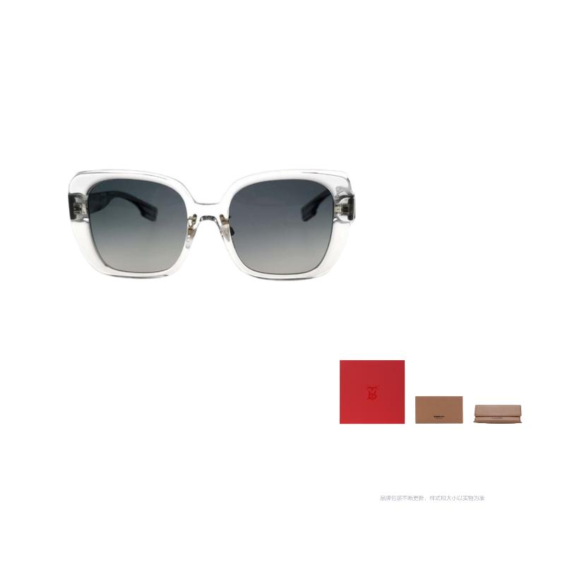 Burberry Sunshade Lightweight Plate Frame Square Sunglasses Women's Sheer Colour