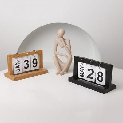 Schlafzimmer Simulation Mini Kalender Kreatives Modell Büro Schreibtisch Dekoration Holz Lustiger Schreibtischkalender