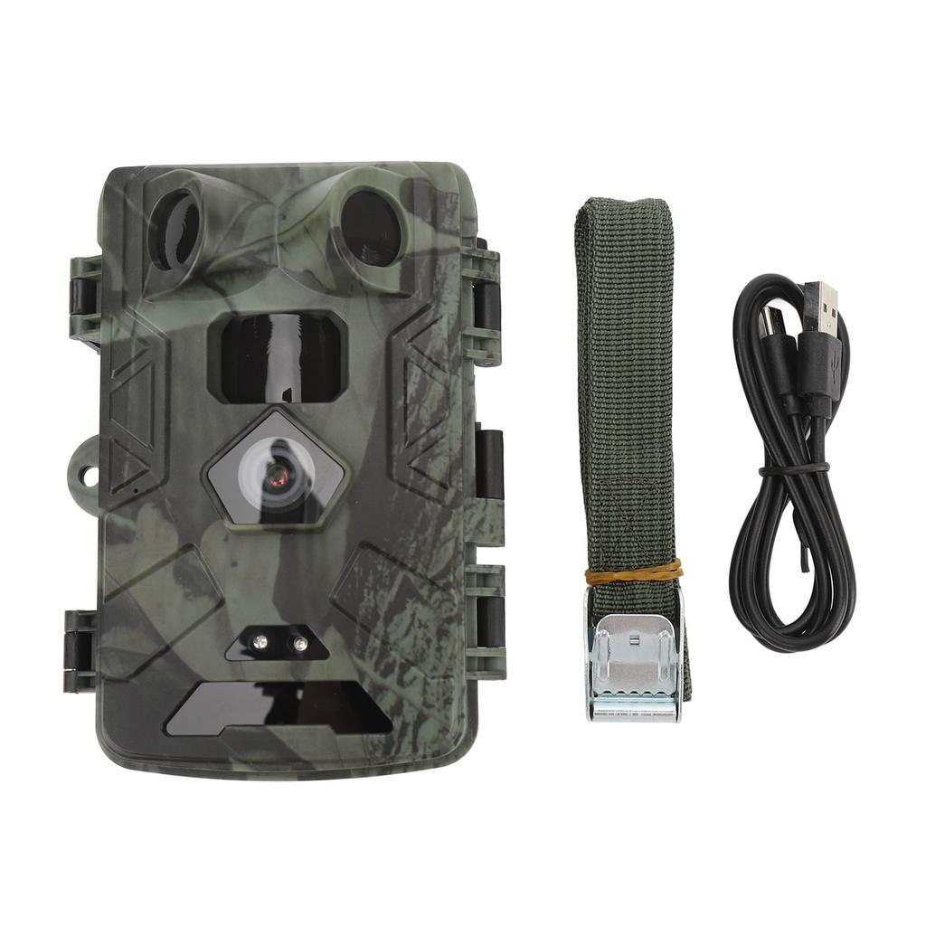 Jagdkamera 4K 50MP 2,0-Zoll-Farbbildschirm 120 Grad Weitwinkel Nachtsicht IP65 Wasserdicht 0,3S
