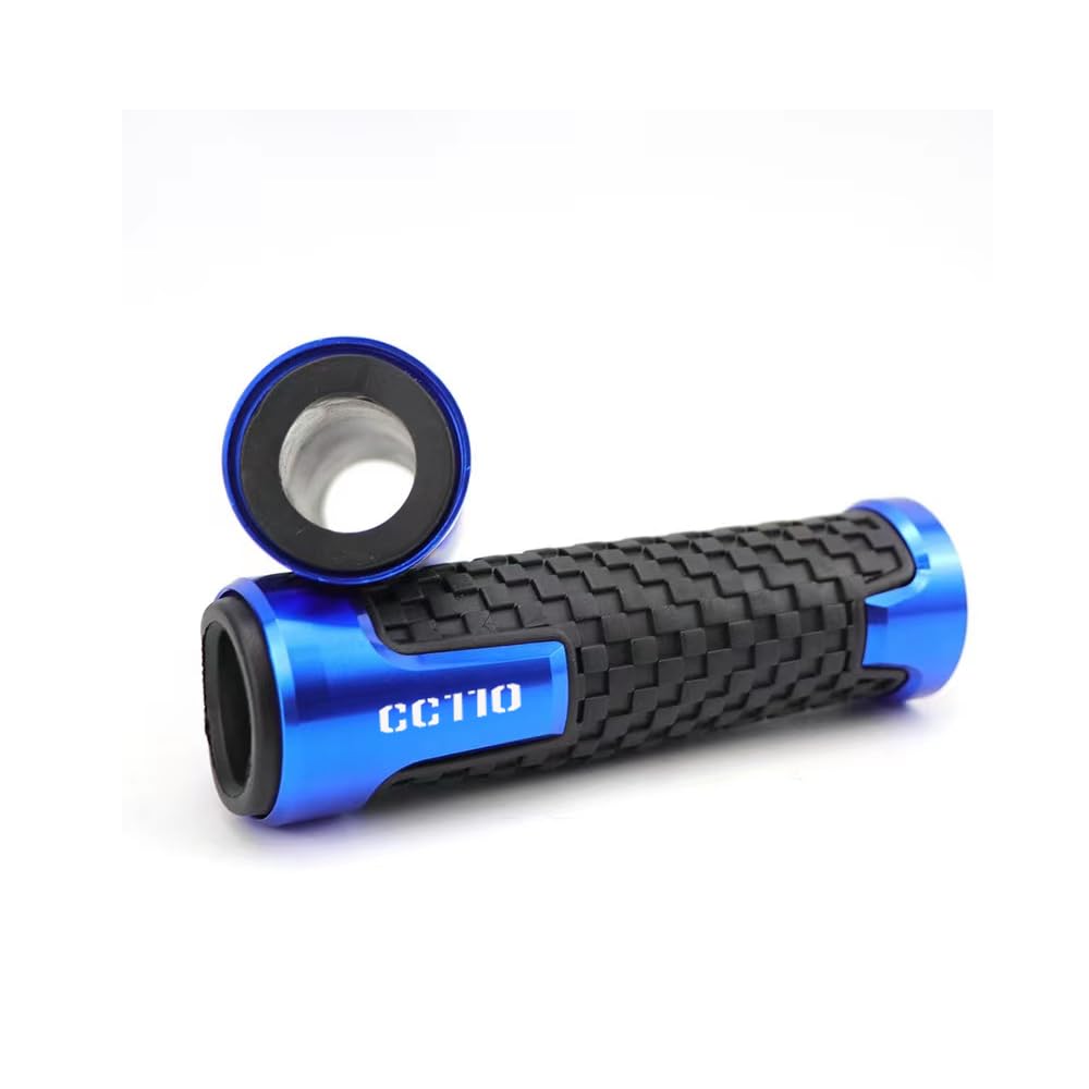 HUANGCJCJ FOR CROSS CUB CC110 7/8'' 22mm Motorcycle Handle Grip Handbar Handle Grip Motorcycle Accessories (Black)