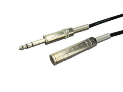 6.3mm Stereo Extension Cord, 30m, Metal
