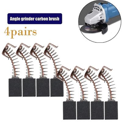 4Pairs Of Angle Grinder Carbon Brushes12X8X5mm Compatible With G720 Power Tools