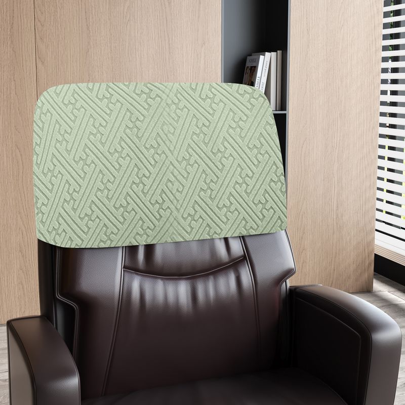 

Минималистичное кресло с подлокотниками, поворотное, чехол для дивана, натяжной чехол, всеохватывающий, нескользящий, всесезонный, нейтральный, утолщенный, эластичный, тканевый, головной убор Labyrinth Mint Green Backrest Cover Standard