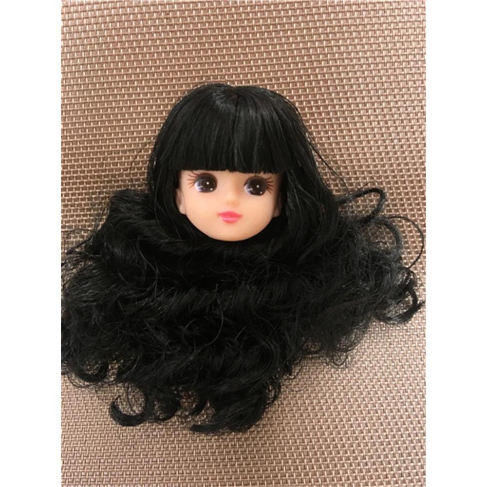 New Anime Figure Doll Blyth Licca Head Plant Hair Braid BOBO Blue Hair Toy Cartoon Doll Girls DIY Dressing Hair Toys Collections