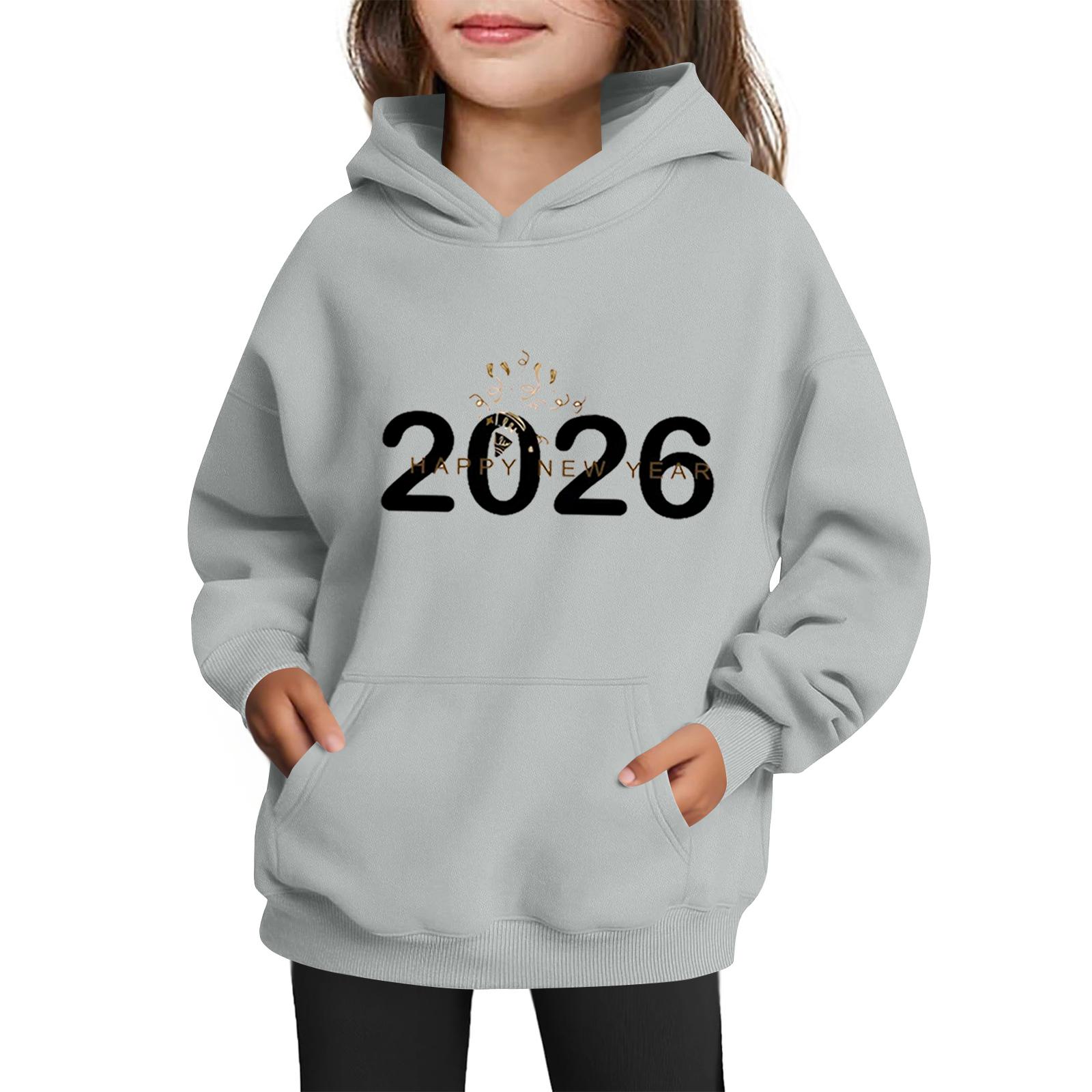 

Толстовки для девочек-подростков Худи с длинным рукавом на шнурке Пуловер Милое принтованное Худи оверсайз Рождество 150