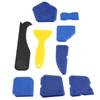 9pcs Set Silicone Sealant Remover Glass Scraper Grout Caulking Finishing Cleaning Tool Kit
