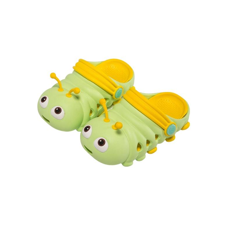 

Kid s Cute Caterpillar Sandals Soft Comfy Shoes For Toddler Kids Non-slip Beach Water Slipper 170 Foot Length=16cm світло-зелений колір