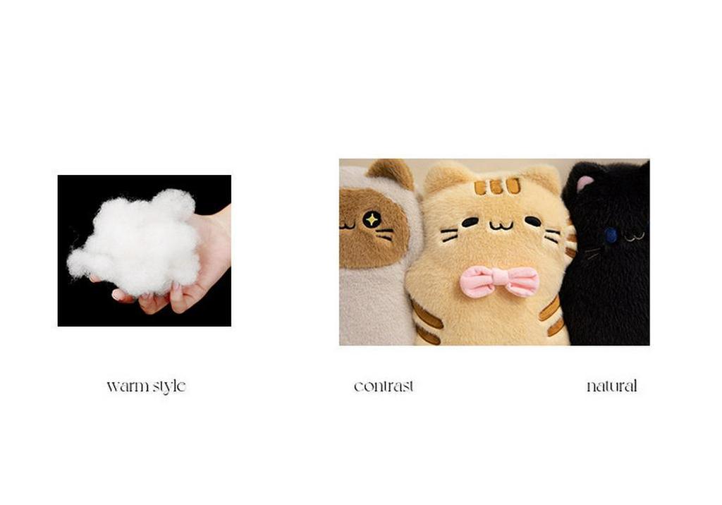 Pet-Themed Cat and Dog Hugging Pillow: Cozy Sofa and Bedroom Back Cushion with Adorable Multi-Pet Design