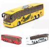 Exquisite 150 Diecast Metal Alloy Bus Toy For Kids With Openable Doors Music Light