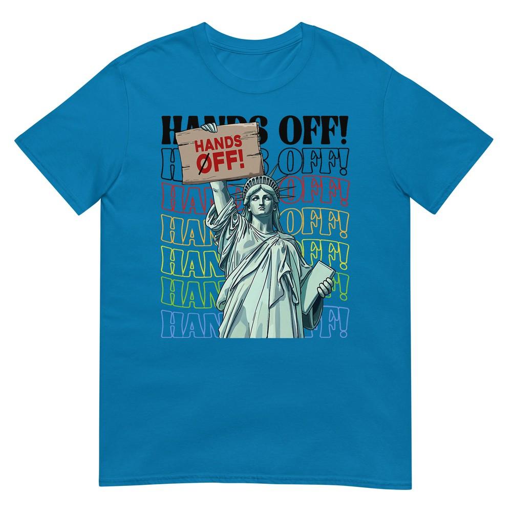 Resist Hands Off Vintage We The People American Flag Protest TShirt