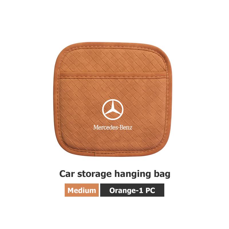 XDFMN1 Hot 2026 New For Benz Car Door Seat Back Self Pasting Multi-Functional Storage Bag For Mercedes Benz C180 C300 W124 W176 W177 C2