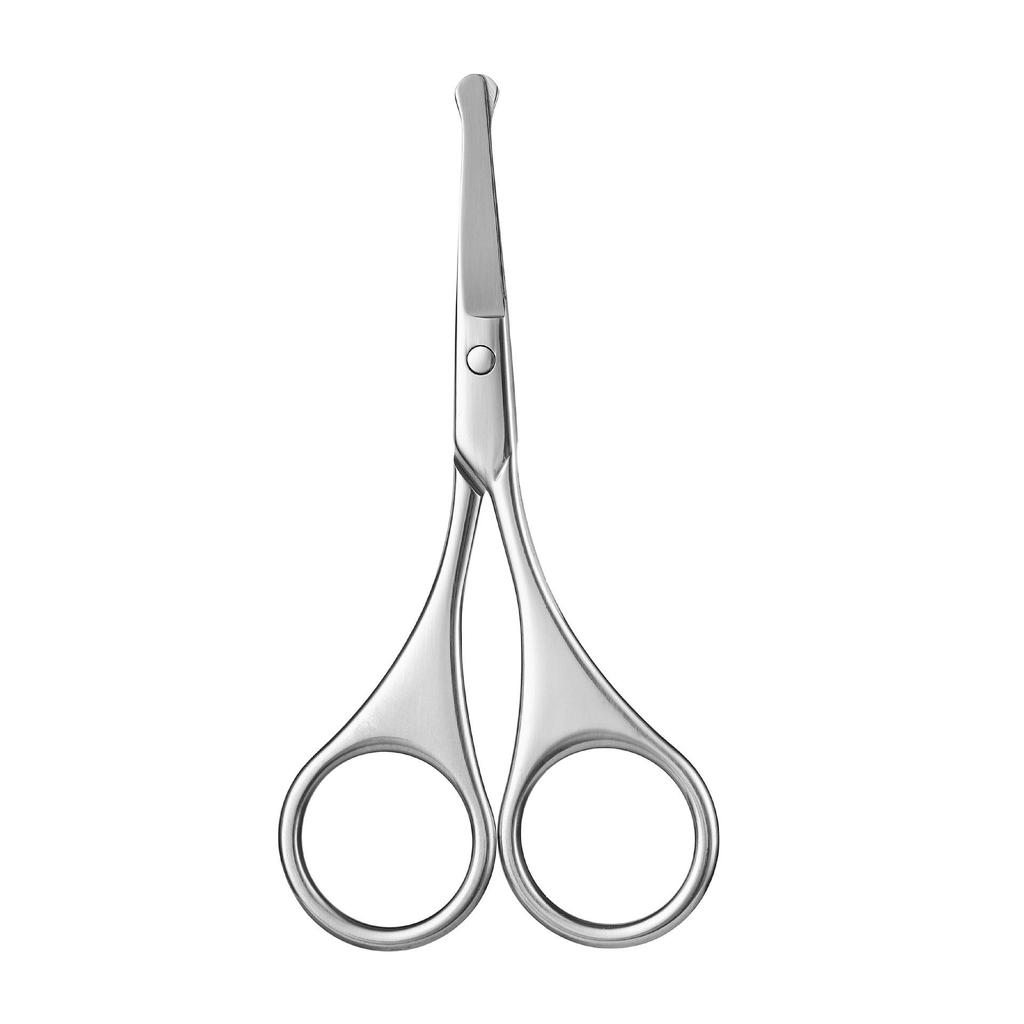 Eyebrow & Nose Hair Trimmer, Round Head Stainless Steel Scissors, Nail Clippers, and Dead Skin Beauty Tools