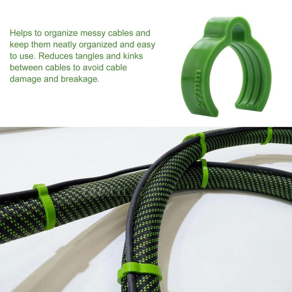 Coiled Hose Clips For 27mm Hoses, For Extractor And Sander -10 Pcs