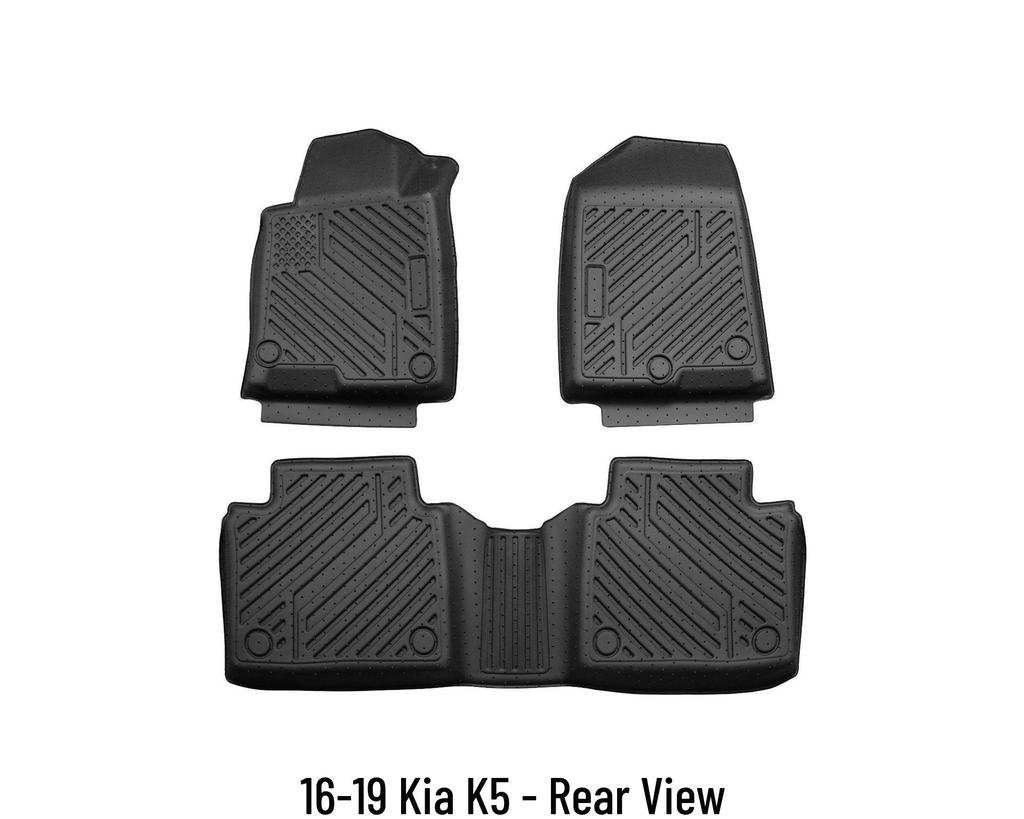 Kia K5 (2016-2019) Interior TPE Floor Mats: Easy-Clean, Anti-Slip, Eco-Friendly
