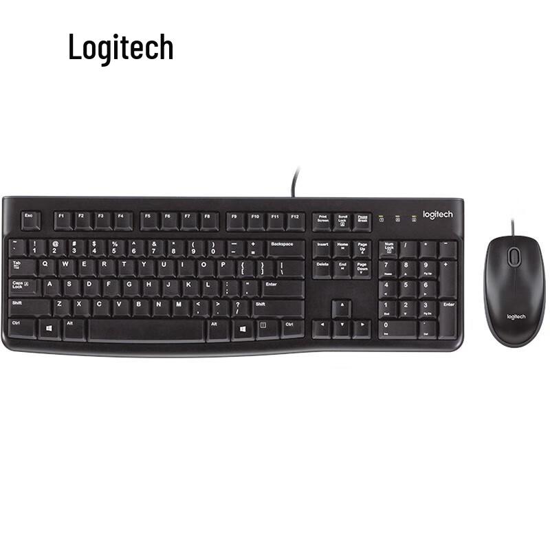 

Logitech MK120 Wired Keyboard and Mouse Combo