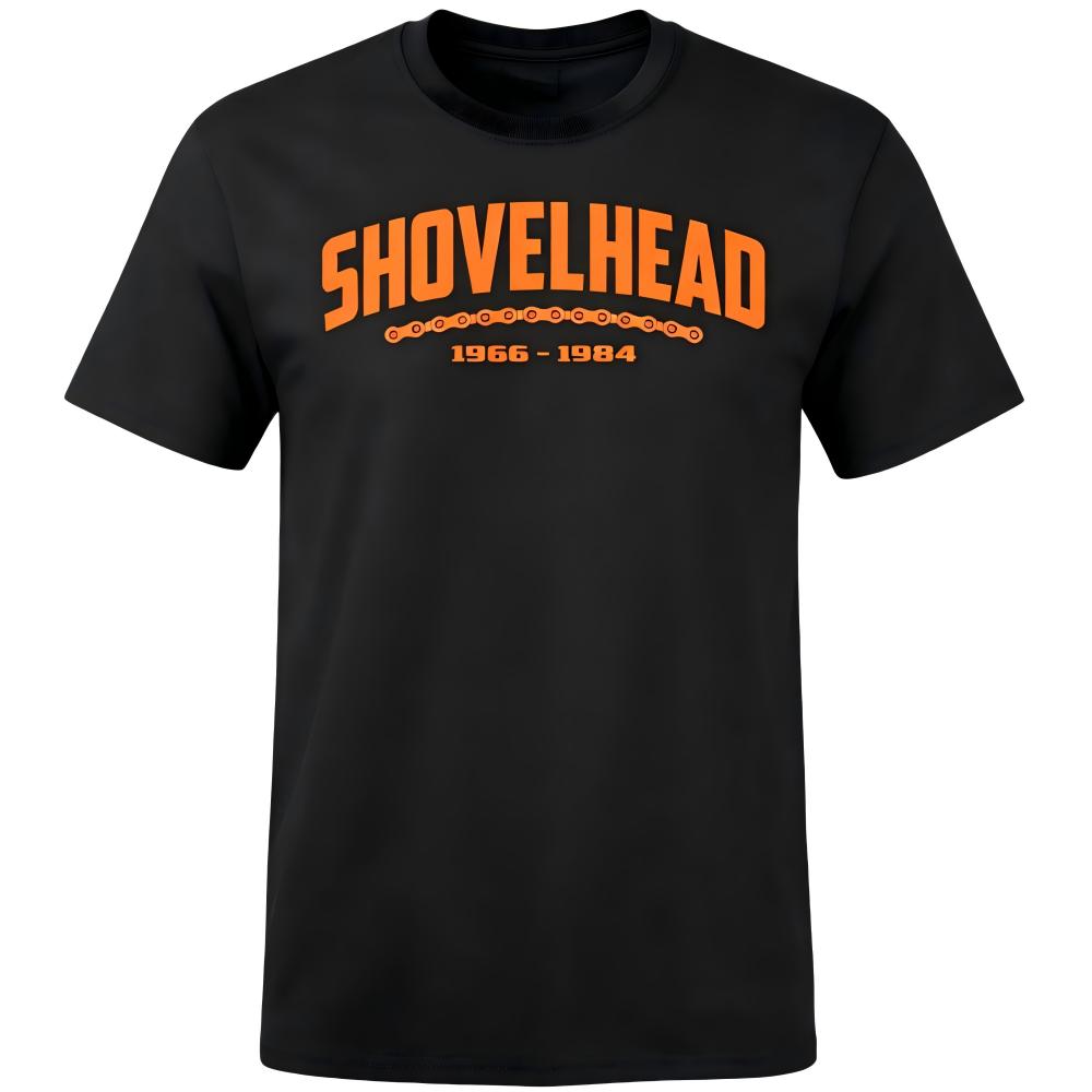 Shovelhead 1966-1984 Motorcycle Chain Graphic T-Shirt