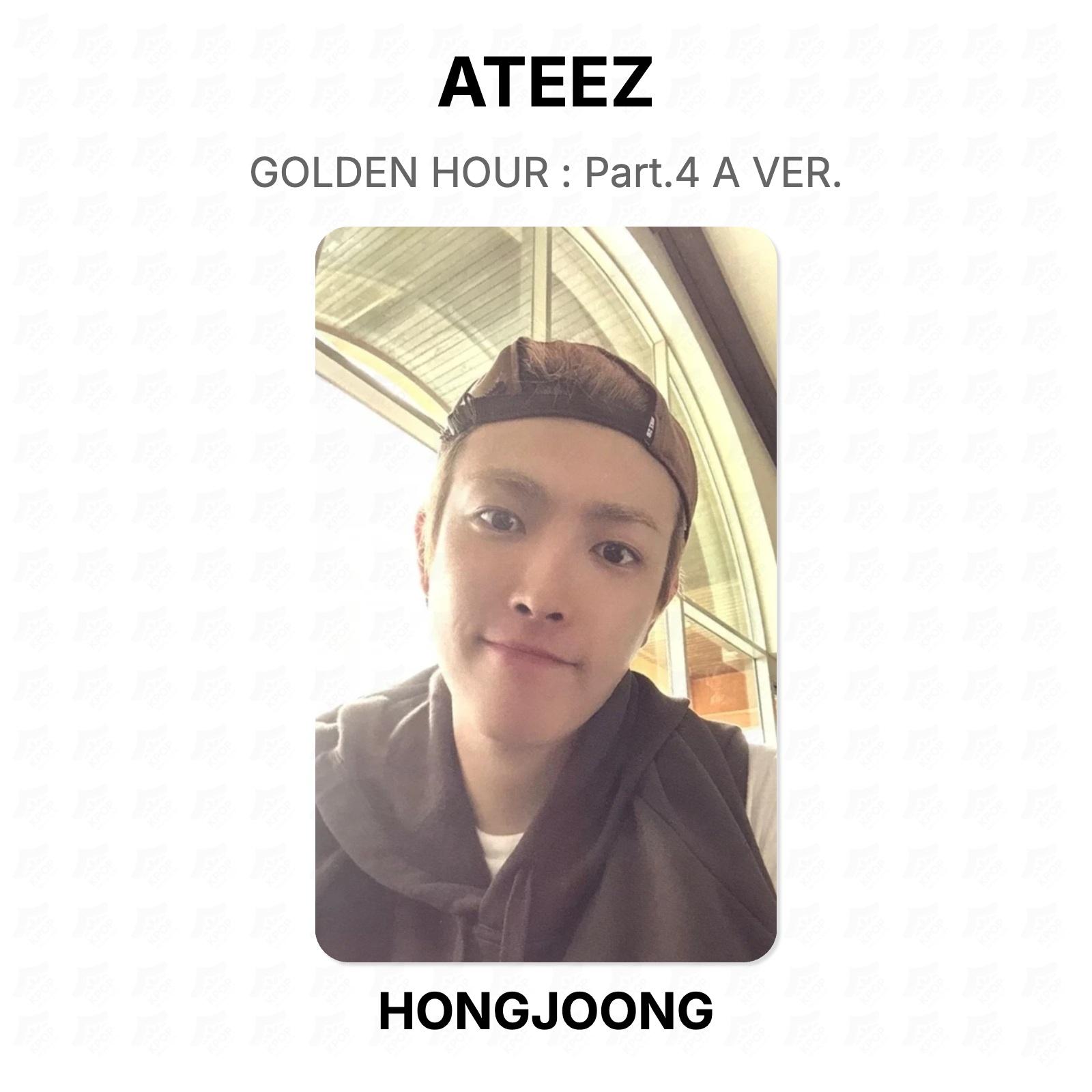 ATEEZ GOLDEN HOUR : Part.4 A VER. Official Photocard HONGJOONG 02