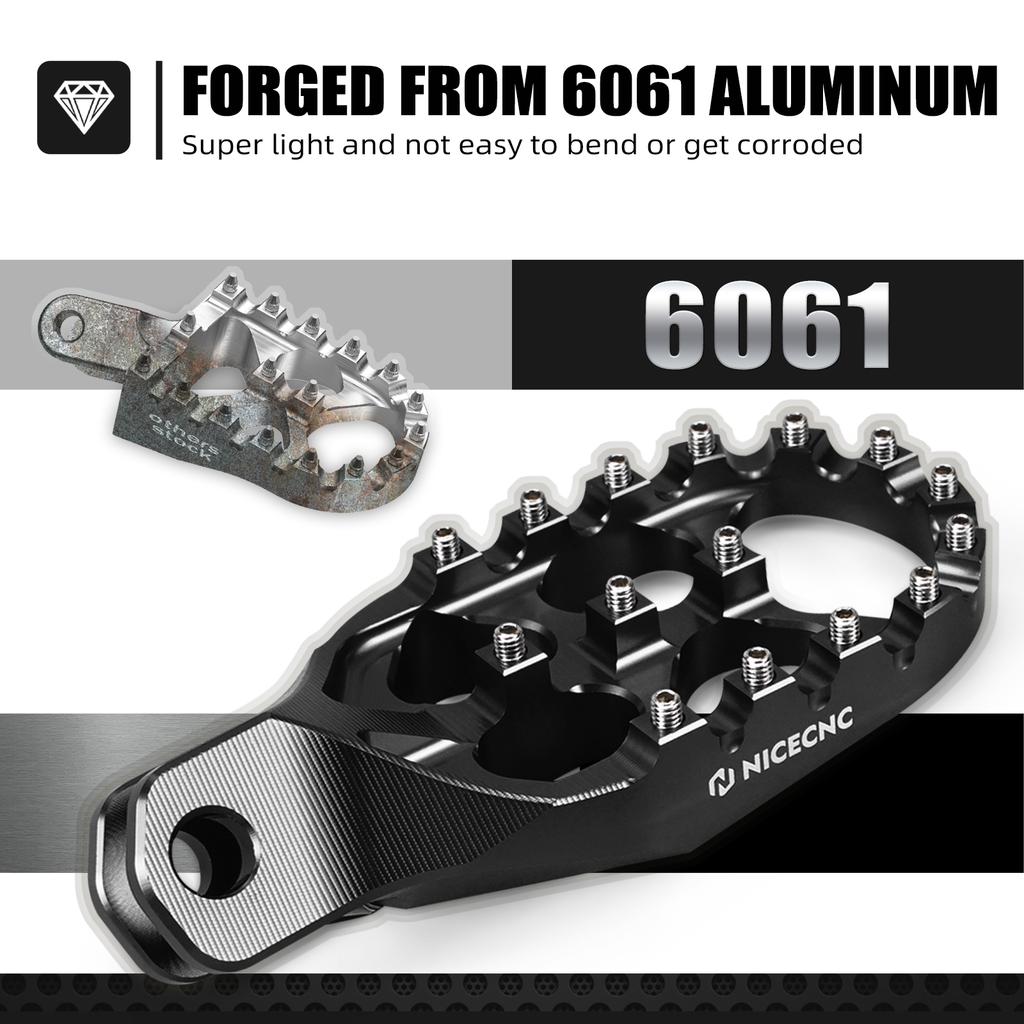 2024 For Suzuki DRZ400S 2000-2024 DRZ400SM 2005-2024 DR-Z400S DR-Z400SM Motorcycle Wide Foot Pegs Footrest Pedals 2023 2022 2021