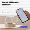 Stereo Sound Vintage Vinyl Record Speaker Bluetooth 5.0 Desktop Alarm Clock Speaker  Home Decor
