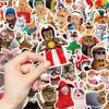 10/30/50pcs Cute Funny Animal Cat Meme Stickers Creative Cartoon Sticker Water Bottle Notebook Phone Graffiti Decals Decoration
