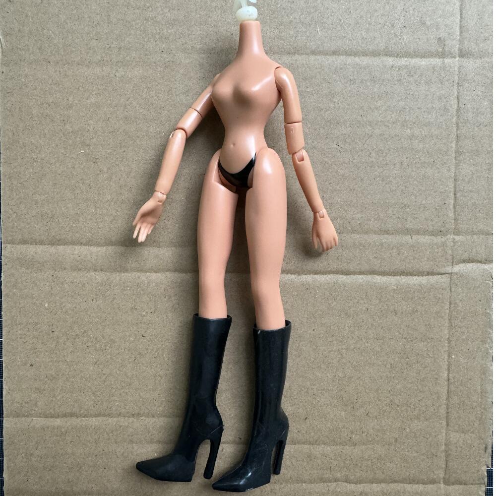 2001 Version Original Brazz Body Multi-Joints Movable Vintage Rare Face Doll Heads Doll Shoes DIY Parts