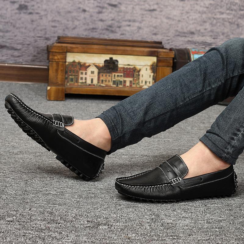 Newest Men Loafers Moccasins Summer Autumn High Quality Casual Shoes Men Soft Driving Flats Male Slip On Shoes Fashion Men'S Shoes