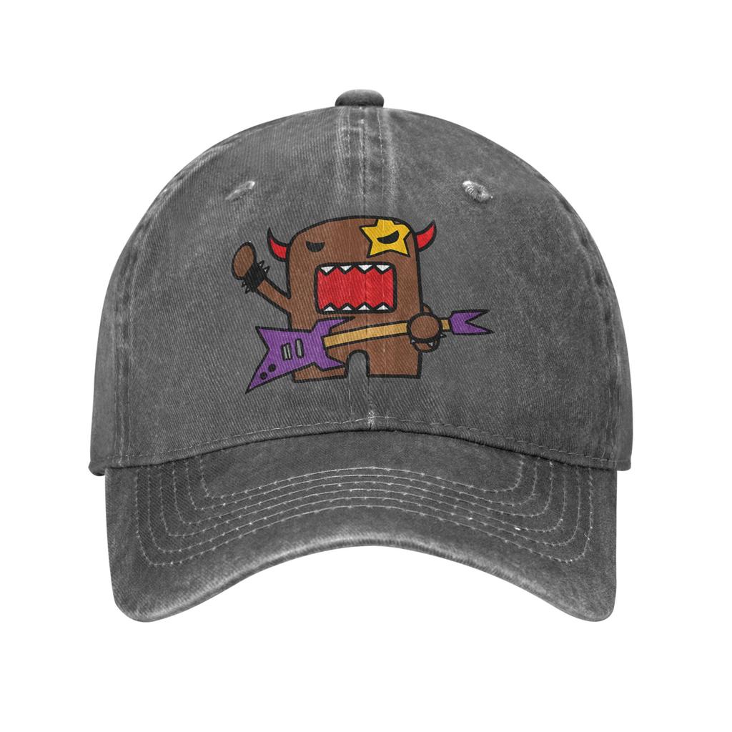 Domo Rocker Washed Baseball Cap Trendy Sun Trucker Hat Summer Men Adult Hunting Camping Baseball Caps