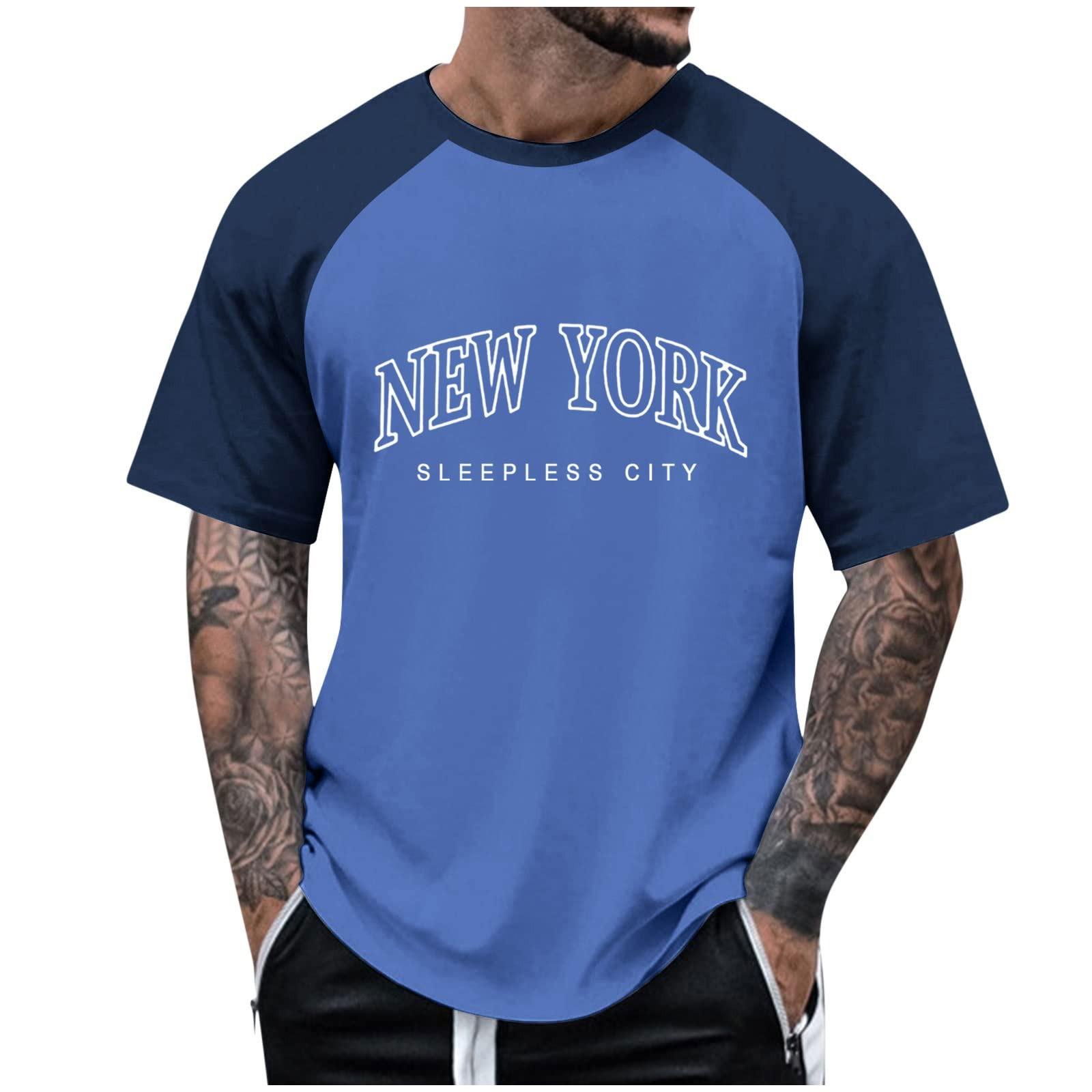 

Летняя новая мужская повседневная повседневная рубашка реглан с коротким рукавом и универсальной нижней рубашкой XXXL синий