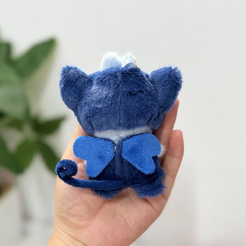 Für 10cm LABUBU4.0 Für Ropa Labubu Puppenkleidung Blaue Katze Zweiteiliges Set Kleines Tier Umhang Serie Umhang Accessoires Geschenk