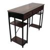 Computer Desk Retro Style Convenient Drawer Versatile Sturdy Structure Office Computer Desk Gaming Study Writing Table