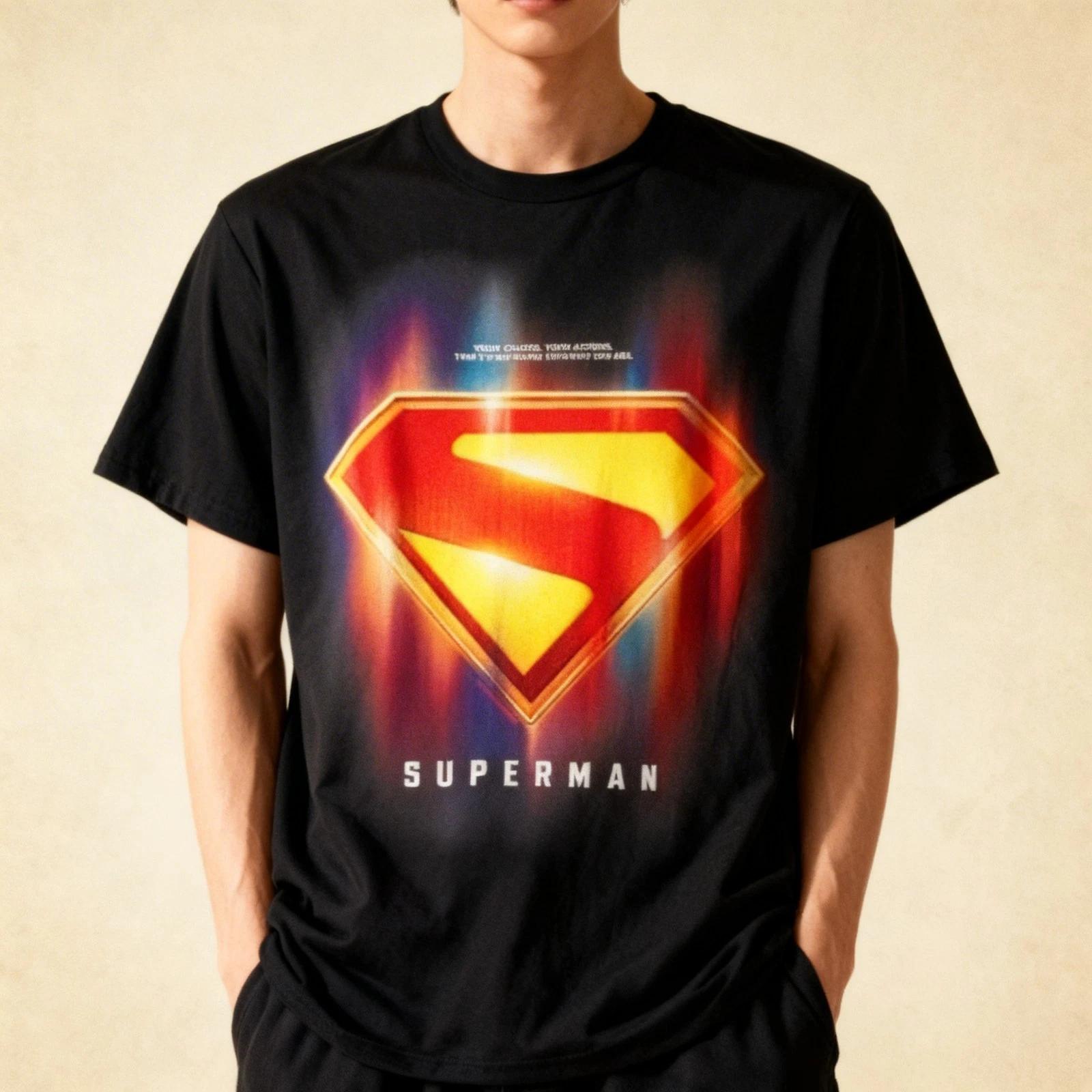 Superman (2025) Glowing Shield Choices T-Shirt M