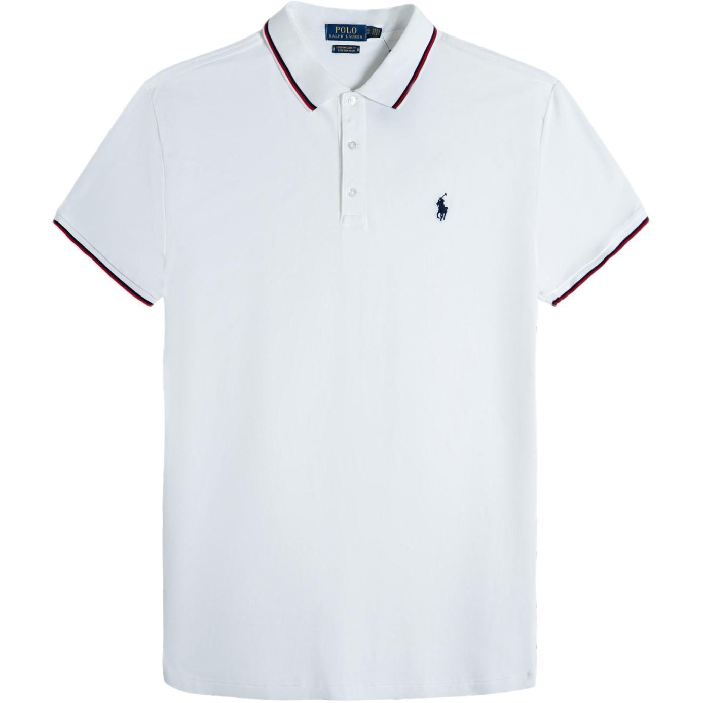 

Polo Ralph Lauren Ss24 Вышитая футболка поло с логотипом Pony Мужские футболки поло Белый 710715325-006 XL