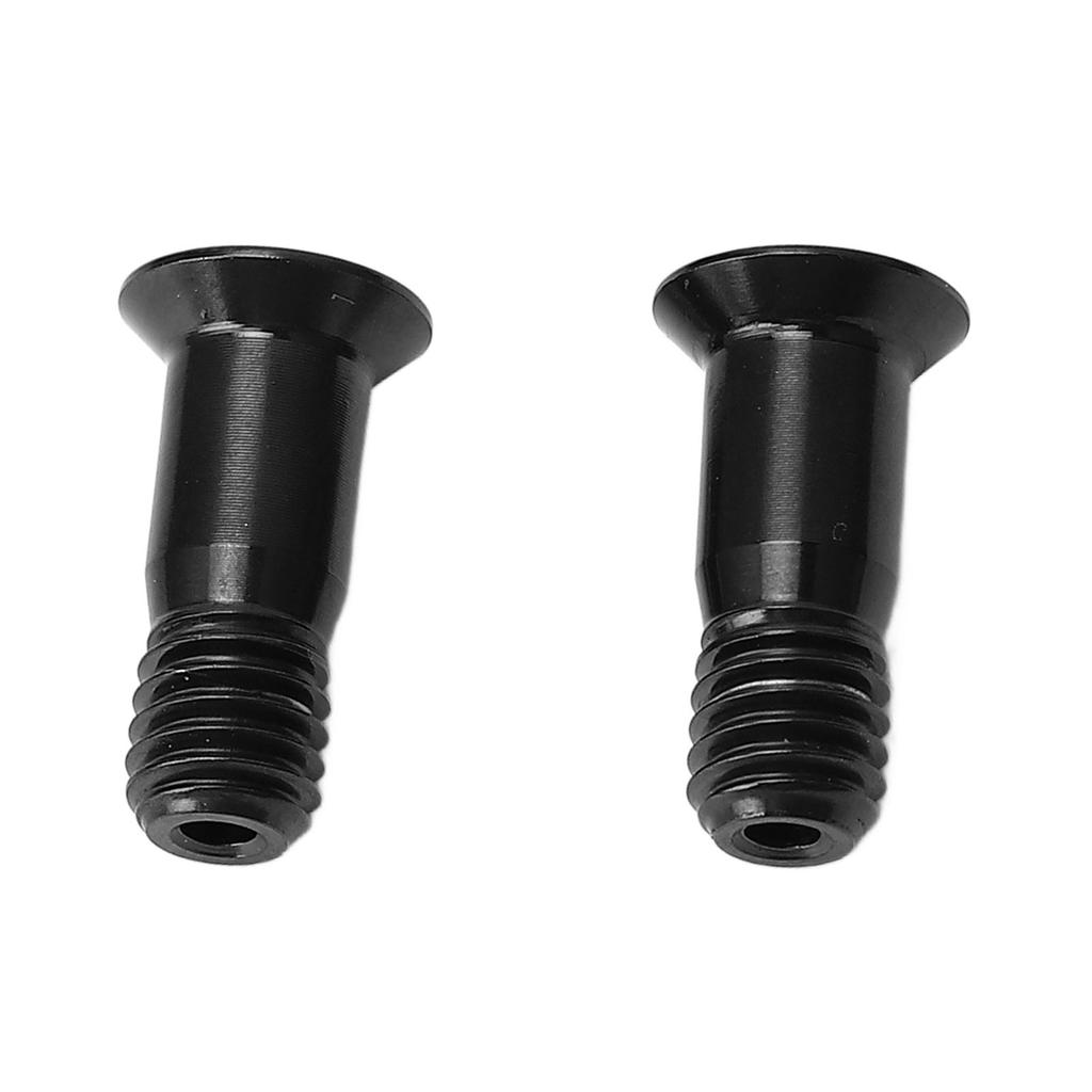 2PCS Bike Rear Derailleur Bolts Ti Alloy Flat Head Bike Derailleur Guide Wheel Fixing Screws for Road Mountain Bikes