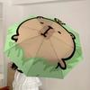 1pc Cute Capybara Automatic Folding Umbrella, Portable Collapsible Design, 8-Rib Iron Frame, Outdoor Accessory yy250905066