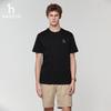 HAZZYS Men's Summer Round Neck Pure Cotton Short Sleeve T-Shirt