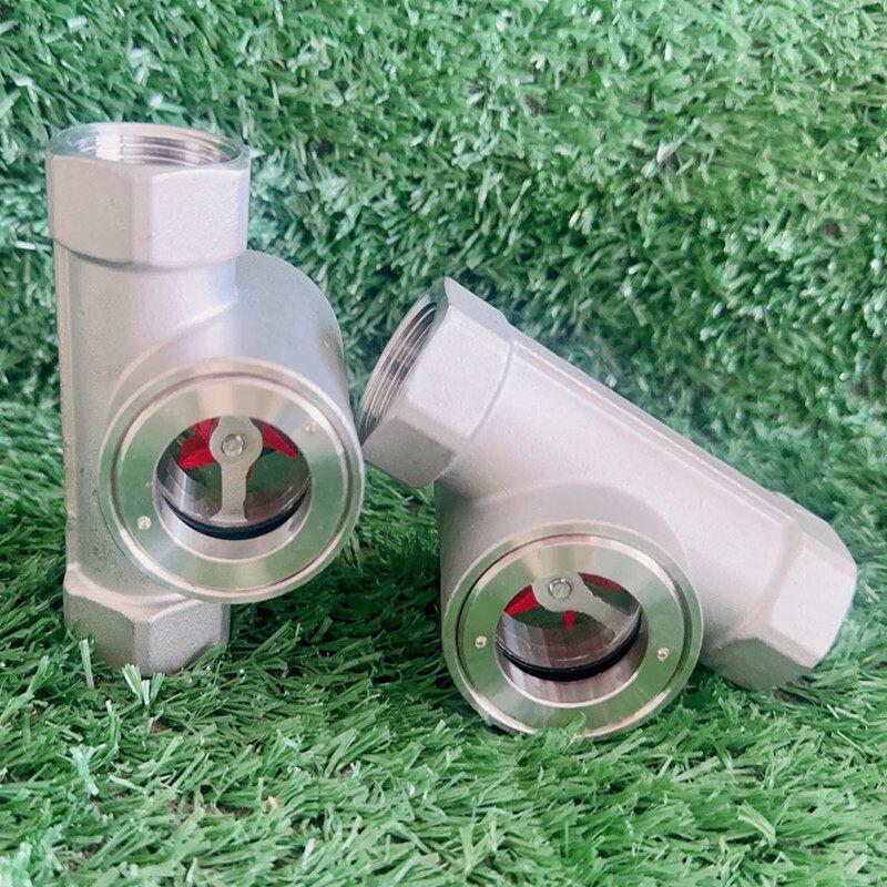 Jundingying 304 Stainless Steel Water Flow Indicator Sight Glass