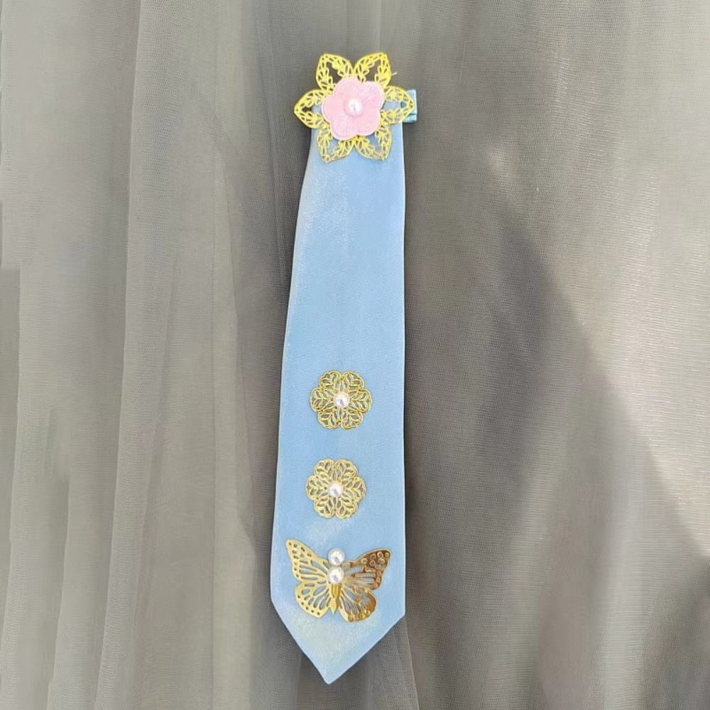 Flower Korean Hanbok Hairband Butterfly Stage Dance Costume Fashion Korean Headband  Ladies