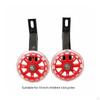 2 Pieces Children's Bike Auxiliary Wheels NonSlip Kids Training Heavy Duty for Beginners