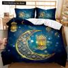 Moon Duvet Cover Cartoon Moon Stars for Toddler Boys Girls Bedding Set Bedclothes Double Queen King Size Polyester Qulit Cover