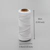 Czarno-biała okrągła woskowa nić Małe rolki nici do robienia bransoletek i naszyjników Bardzo wytrzymała poliestrowa nić do naprawy
