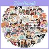 Vibrant 100pcs Japanese Anime Haikyuu!! Graffiti Stickers Ideal For Skating And Personalizing