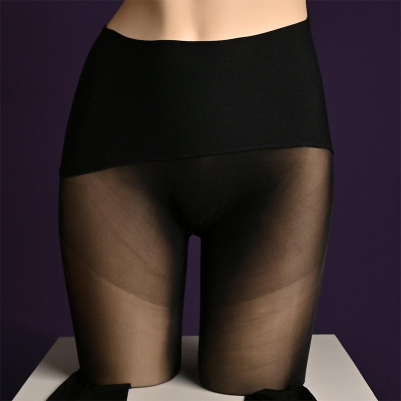 

Women Sexy Stockings High-Waisted Transparent Mesh Pantyhose 360 Seamless Silky Socks Elastic Hip-Lifting 8d Night Club Wear 40-70kg