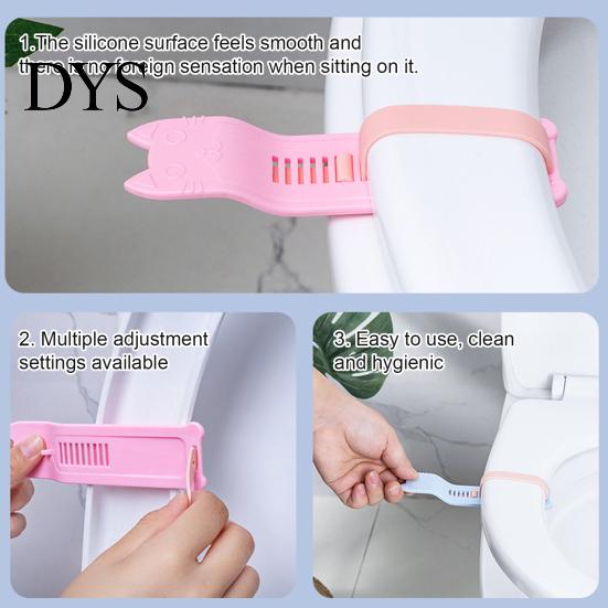 Toilet Lid Lifter for Kids Handle, Durable Silicone Seat Lifte, Adjustable Easy Grip Universal to Install Lifter, Sanitary Bathroom